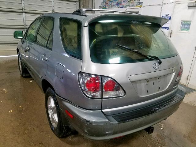 JTJHF10U010186468 - 2001 LEXUS RX 300 GRAY photo 3