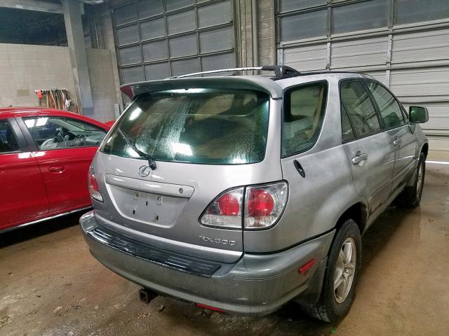 JTJHF10U010186468 - 2001 LEXUS RX 300 GRAY photo 4