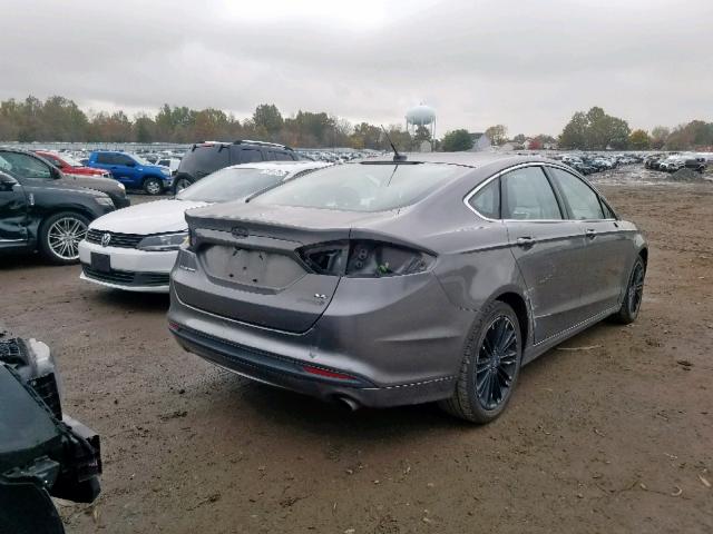 3FA6P0HR0DR232635 - 2013 FORD FUSION SE CHARCOAL photo 4