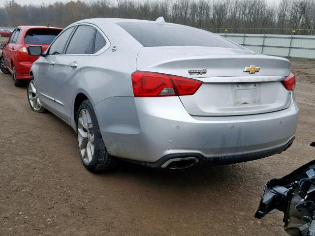 2G1155S3XE9130979 - 2014 CHEVROLET IMPALA LTZ SILVER photo 3