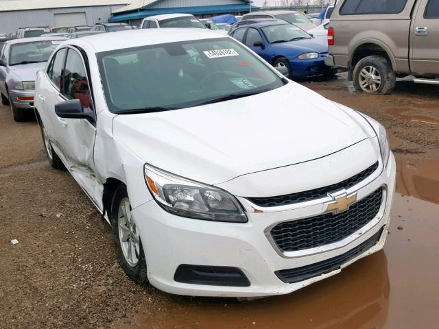 1G11A5SL4EF188945 - 2014 CHEVROLET MALIBU LS WHITE photo 1