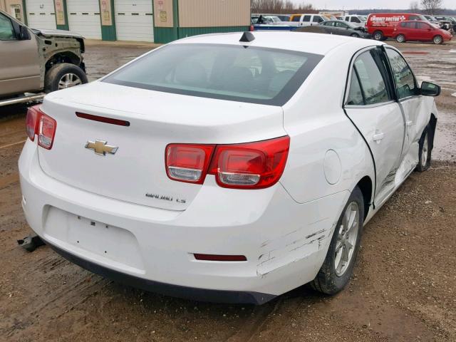 1G11A5SL4EF188945 - 2014 CHEVROLET MALIBU LS WHITE photo 4