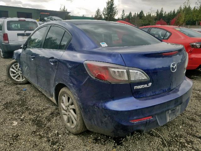 JM1BL1V87C1553344 - 2012 MAZDA 3 I BLUE photo 3