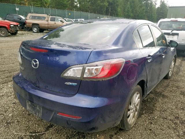 JM1BL1V87C1553344 - 2012 MAZDA 3 I BLUE photo 4