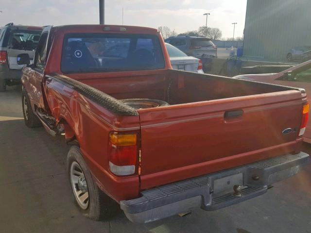 1FTYR10V9XUB44384 - 1999 FORD RANGER RED photo 3