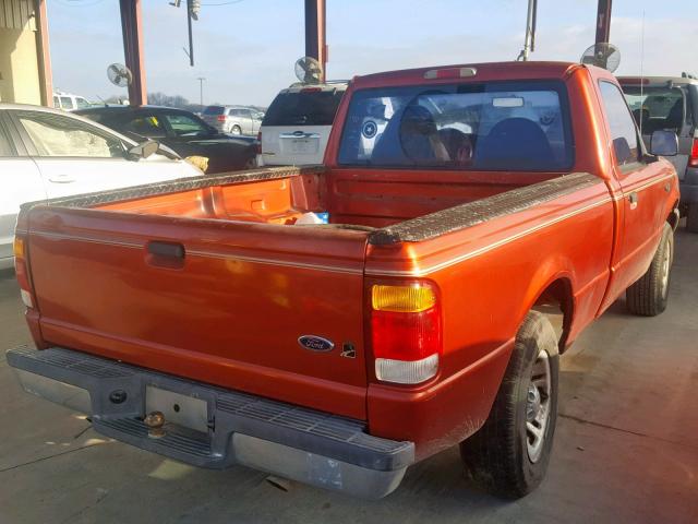 1FTYR10V9XUB44384 - 1999 FORD RANGER RED photo 4