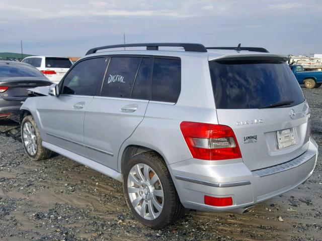 WDCGG8HB8AF338771 - 2010 MERCEDES-BENZ GLK 350 4M SILVER photo 3