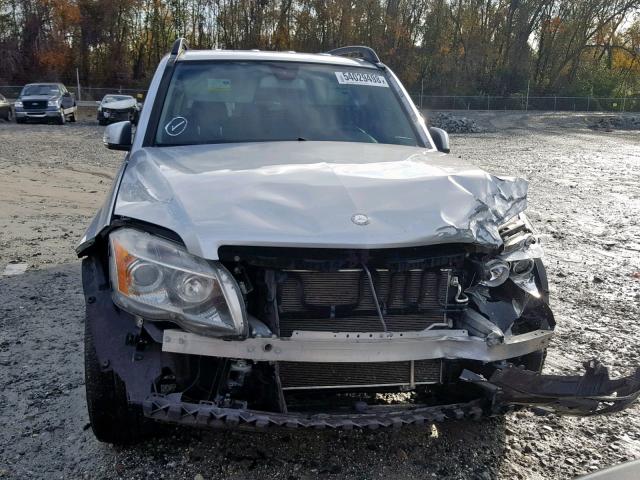 WDCGG8HB8AF338771 - 2010 MERCEDES-BENZ GLK 350 4M SILVER photo 9