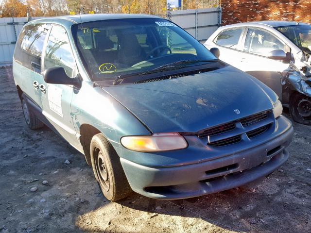 2B4GP45R8YR798724 - 2000 DODGE CARAVAN SE GREEN photo 1