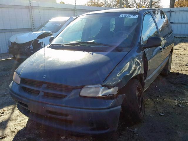 2B4GP45R8YR798724 - 2000 DODGE CARAVAN SE GREEN photo 2