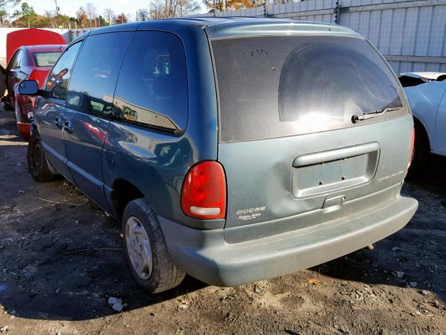 2B4GP45R8YR798724 - 2000 DODGE CARAVAN SE GREEN photo 3