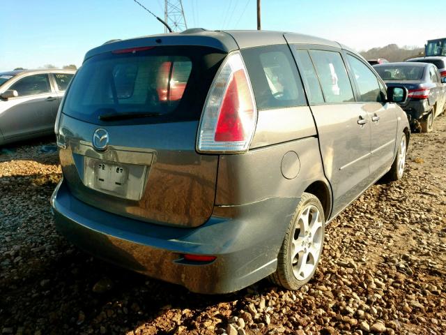 JM1CR293480314516 - 2008 MAZDA 5 GRAY photo 4