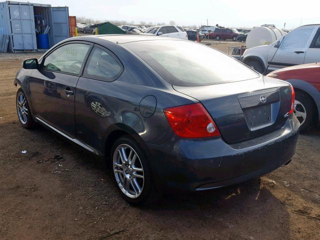 JTKDE177770184058 - 2007 TOYOTA SCION TC ლურჯი ფოტო 3