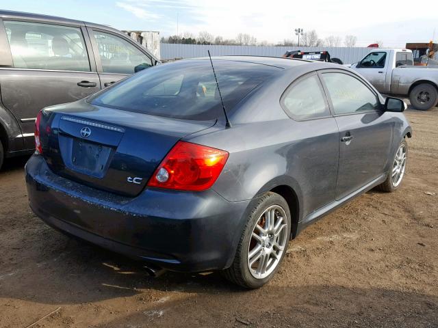 JTKDE177770184058 - 2007 TOYOTA SCION TC ლურჯი ფოტო 4