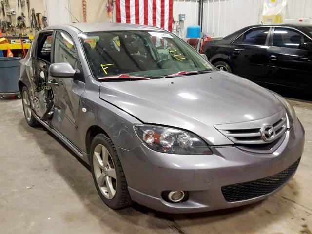 JM1BK143261516652 - 2006 MAZDA 3 HATCHBAC GRAY photo 1