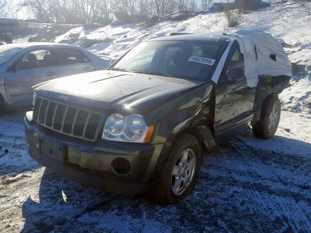 1J8GR48K96C296539 - 2006 JEEP GRAND CHER GREEN photo 2