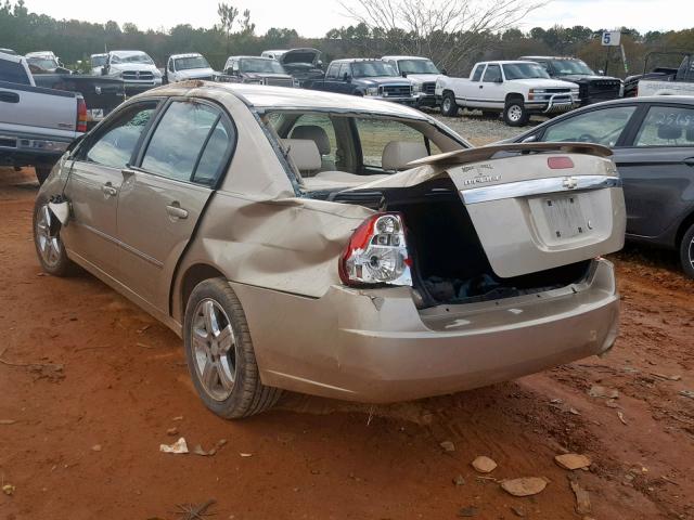 1G1ZU53886F269081 - 2006 CHEVROLET MALIBU LTZ GOLD photo 3