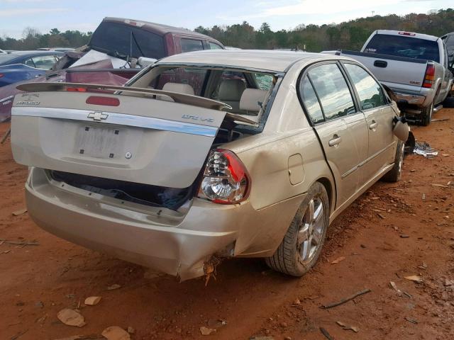 1G1ZU53886F269081 - 2006 CHEVROLET MALIBU LTZ GOLD photo 4