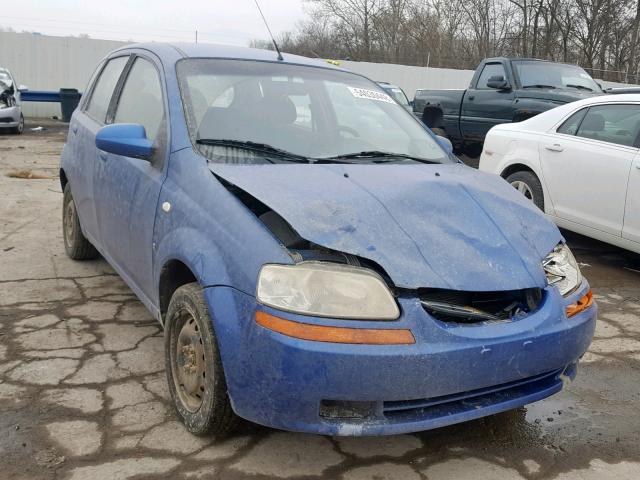 KL1TD66618B219265 - 2008 CHEVROLET AVEO BASE Көк фото 1