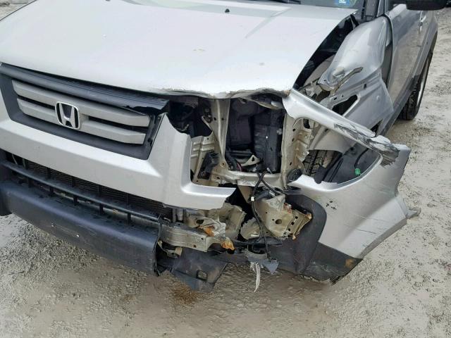 5J6YH287X8L011343 - 2008 HONDA ELEMENT EX SILVER photo 9