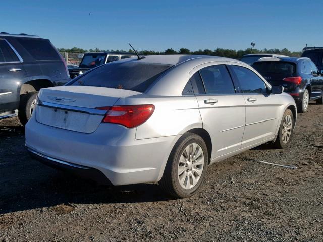 1C3BC4FB6BN558302 - 2011 CHRYSLER 200 LX SILVER photo 4