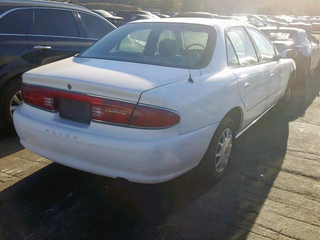 2G4WS52J131238984 - 2003 BUICK CENTURY CU WHITE photo 4