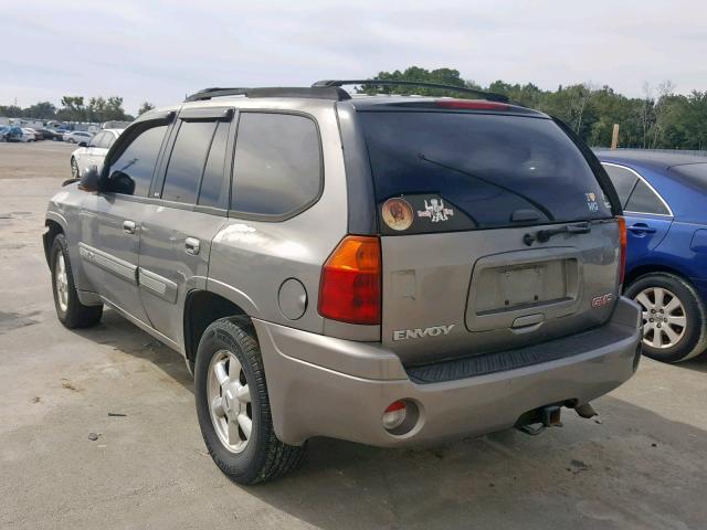 1GKDT13S952323037 - 2005 GMC ENVOY SILVER photo 3