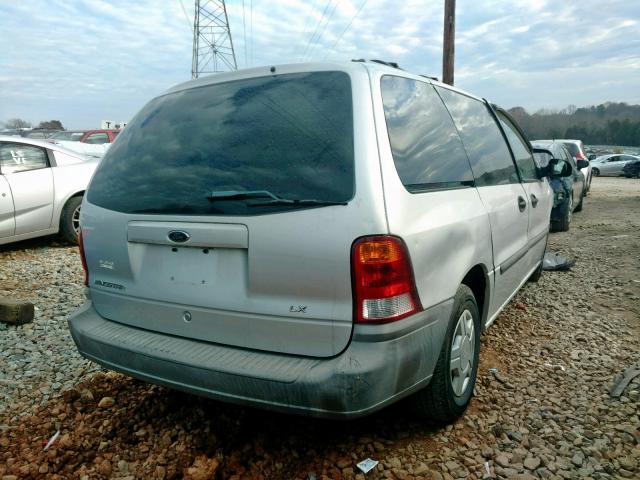 2FMZA51421BB71198 - 2001 FORD WINDSTAR L SILVER photo 4