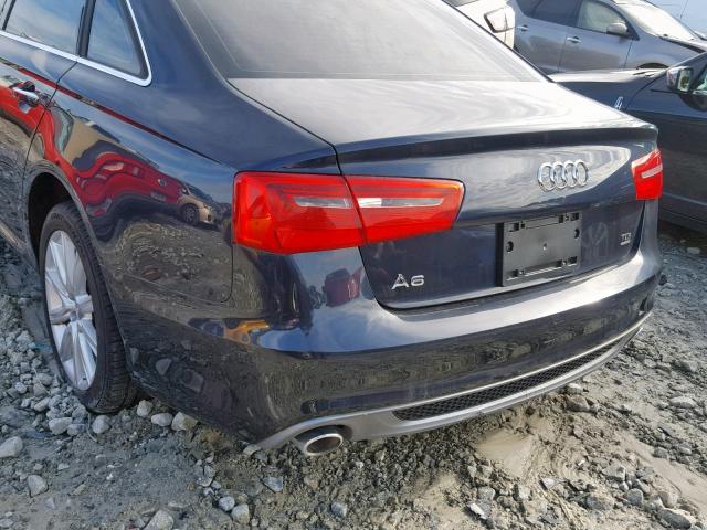 WAUFMAFCXFN003826 - 2015 AUDI A6 PREMIUM BLUE photo 10