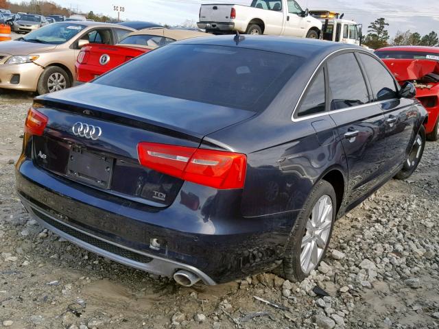 WAUFMAFCXFN003826 - 2015 AUDI A6 PREMIUM BLUE photo 4