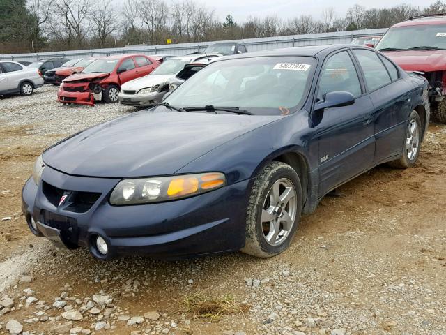 1G2HY52K54U162247 - 2004 PONTIAC BONNEVILLE BLUE photo 2