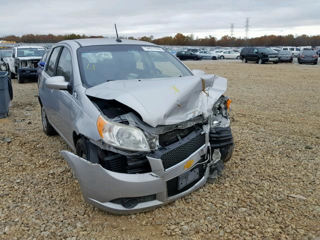 KL1TD6DE3AB116400 - 2010 CHEVROLET AVEO LS SILVER photo 1