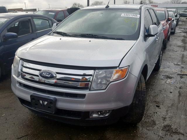 2FMDK4JC9ABB60093 - 2010 FORD EDGE SEL SILVER photo 2