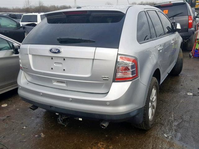 2FMDK4JC9ABB60093 - 2010 FORD EDGE SEL SILVER photo 4