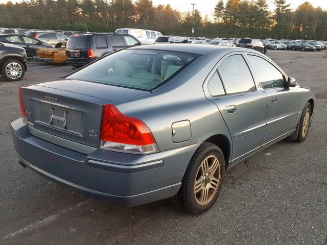 YV1RH592052453025 - 2005 VOLVO S60 2.5T GREEN photo 4