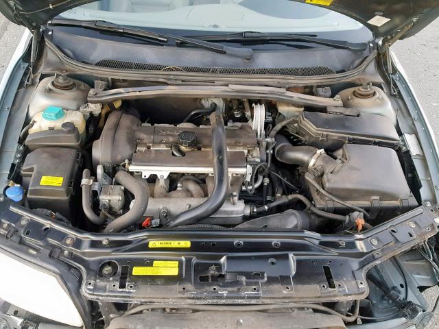 YV1RH592052453025 - 2005 VOLVO S60 2.5T GREEN photo 7