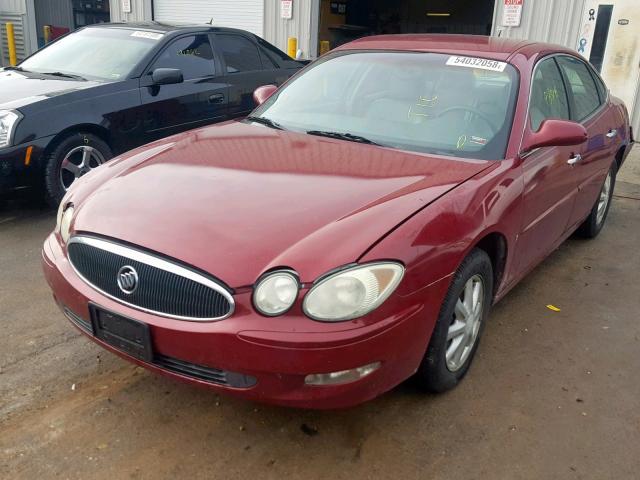 2G4WD582861171427 - 2006 BUICK LACROSSE C RED photo 2