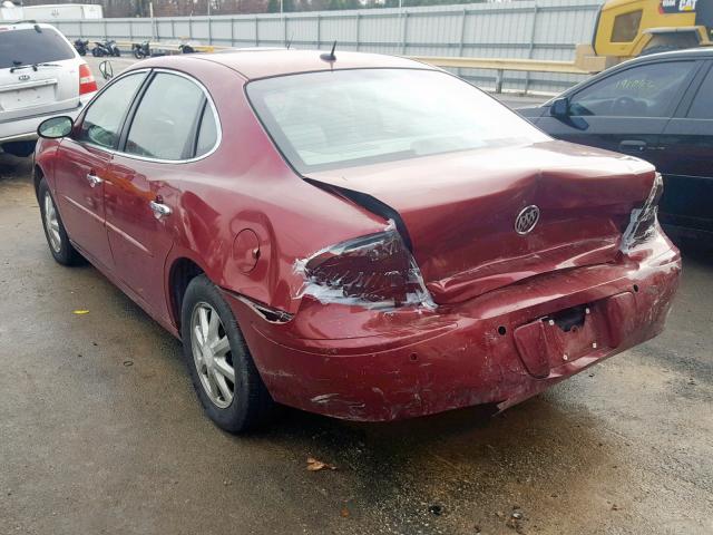 2G4WD582861171427 - 2006 BUICK LACROSSE C RED photo 3