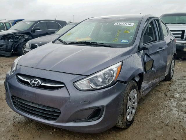 KMHCT4AE7HU313164 - 2017 HYUNDAI ACCENT SE BLUE photo 2