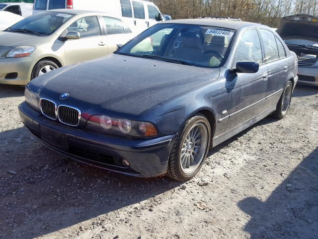 WBADN63492GN87780 - 2002 BMW 540 I AUTO BLUE photo 2