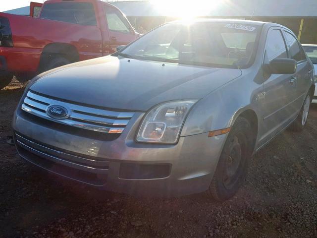 3FAHP06Z38R248023 - 2008 FORD FUSION S GRAY photo 2