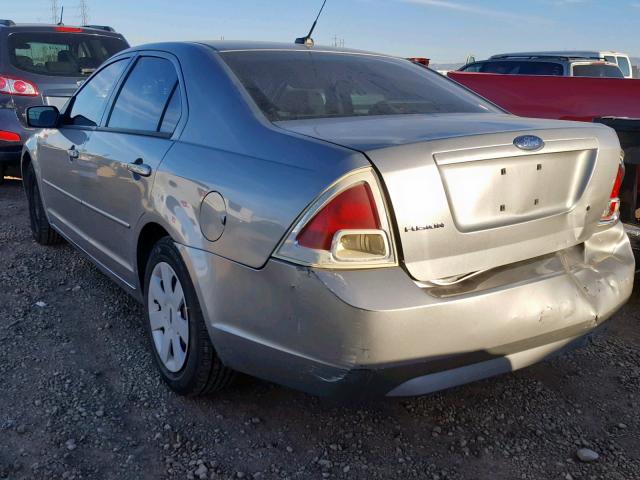 3FAHP06Z38R248023 - 2008 FORD FUSION S GRAY photo 3