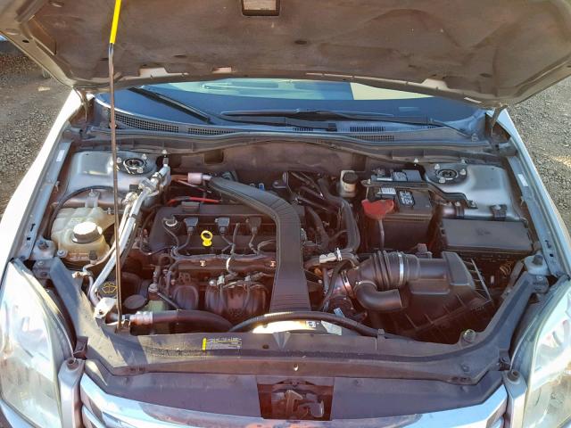 3FAHP06Z38R248023 - 2008 FORD FUSION S GRAY photo 7