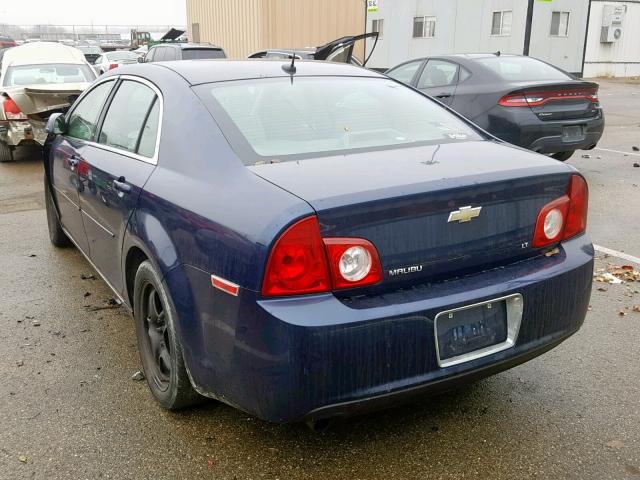1G1ZH57B58F168447 - 2008 CHEVROLET MALIBU 1LT BLUE photo 3