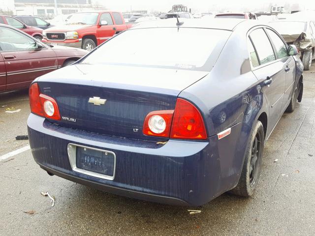 1G1ZH57B58F168447 - 2008 CHEVROLET MALIBU 1LT BLUE photo 4