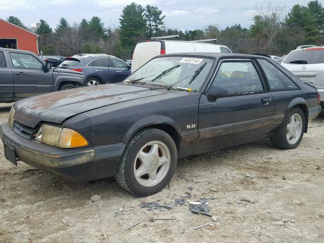 1FABP41E7KF254073 - 1989 FORD MUSTANG LX BLACK photo 2