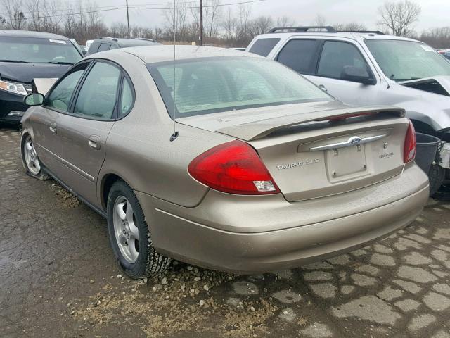 1FAFP55S23A258876 - 2003 FORD TAURUS SES BROWN photo 3