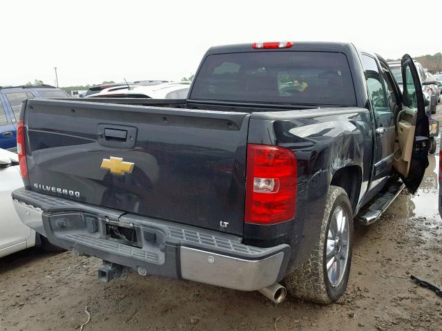 3GCPCSE02DG270309 - 2013 CHEVROLET SILVERADO BLACK photo 4