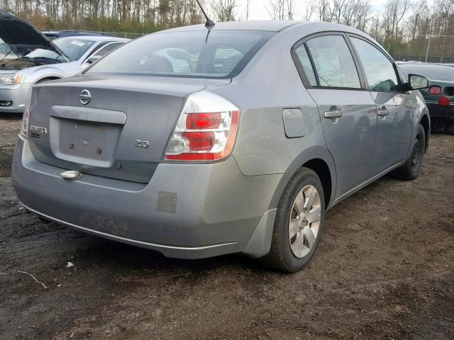 3N1AB61E27L717060 - 2007 NISSAN SENTRA 2.0 SILVER photo 4