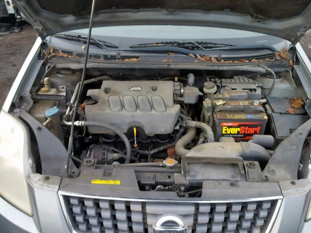 3N1AB61E27L717060 - 2007 NISSAN SENTRA 2.0 SILVER photo 7